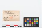 Etikett zu Bronzebrillenfibel (NHMW-PRAE-024682)